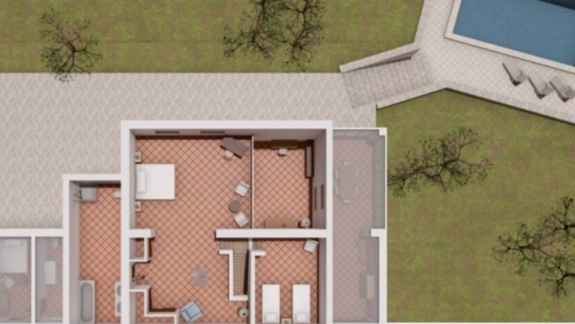 Grundriss Schlafbereich